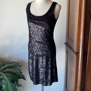 Black Sequin Dress